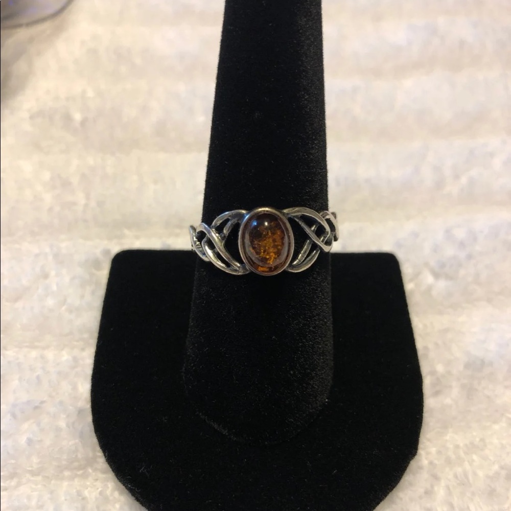 Baltic Amber Ring size 8